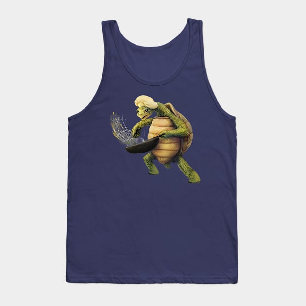 Chef turtle Tank Top by Corvons